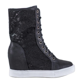 Seastar Bottes ajourées noir