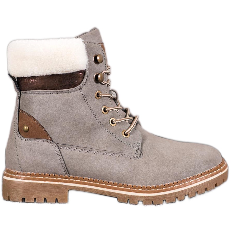 SDS Trappeurs textiles gris