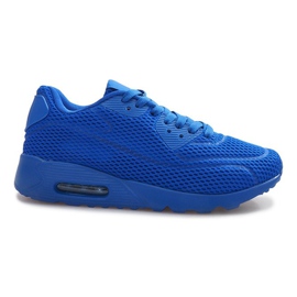 Chaussures de sport en maille bleues Chaussures de sport en maille bleues