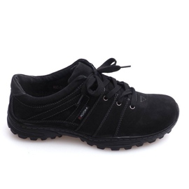 Chaussures de Randonnée Cuir Nat 6144 Noir