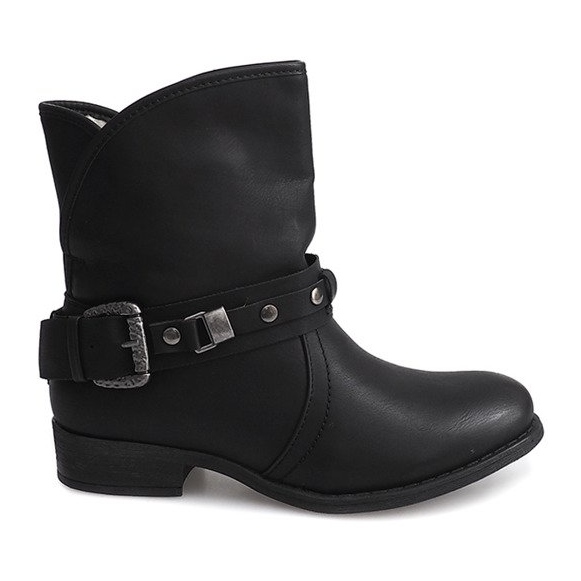 Bottes isolées noires le noir