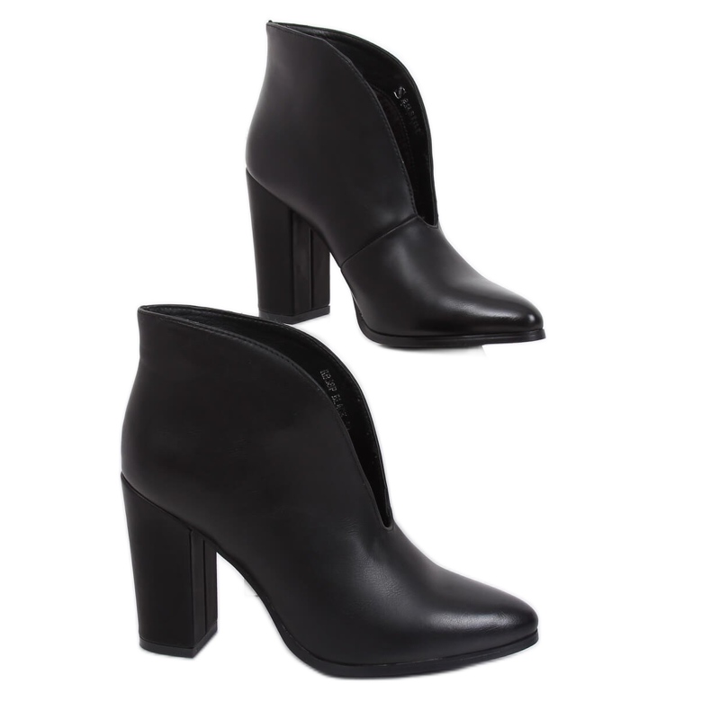 Bottes noires avec une découpe noire RB38P Black Ii Genre le noir