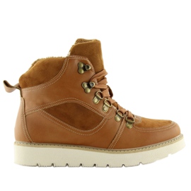 Trappeurs femme marron 769-PA Camel II Qualité brun multicolore