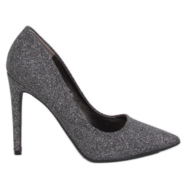 Épingles brocart graphite NF-58P Étain noir multicolore