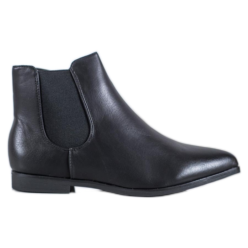 Marquiz Bottines Noires En Spitz le noir