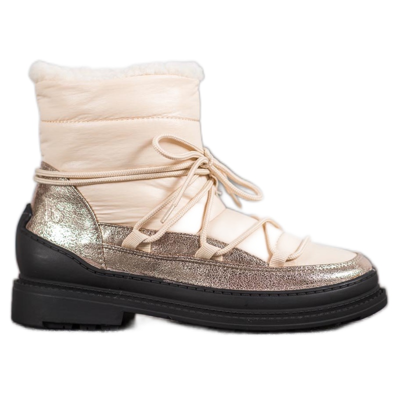 Bottes de neige en textile VICES d'or