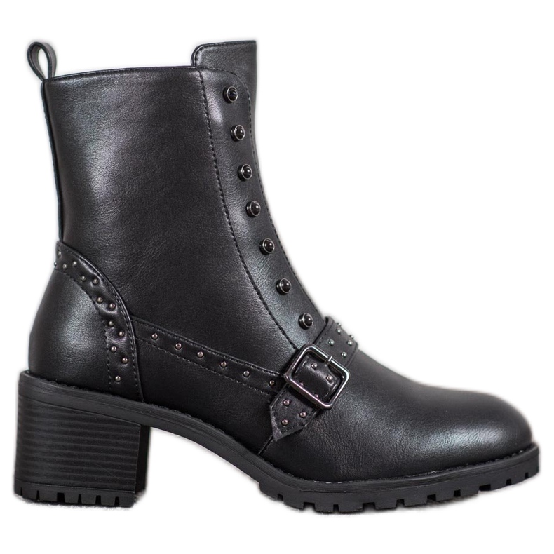 SHELOVET Bottines noires sur un poteau le noir SHELOVET Bottines noires sur un poteau le noir
