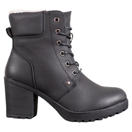 J. Star Bottes décontractées avec liens le noir