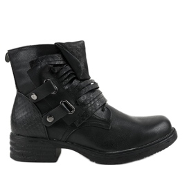 Bottes isolantes plates noires FM563