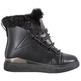 Bella Paris Bottes de neige noires