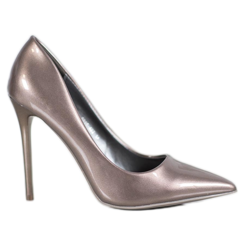 Small Swan Goupilles vernies gris Small Swan Goupilles vernies gris