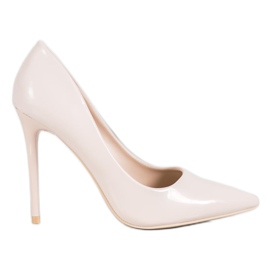 Small Swan Goupilles vernies brun