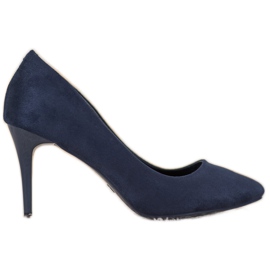 Comer Talons en daim bleu