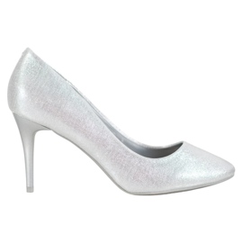 Comer Pin's Laqué Argent gris