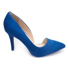 Escarpins Daim 4006 Bleu