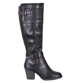 J. Star Bottes Avec Boucles le noir