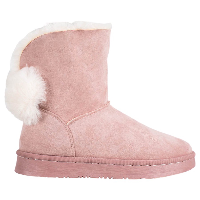 Bella Paris Bottes de neige à pompons rose Bella Paris Bottes de neige à pompons rose