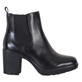 Bella Paris Bottes chaudes à talons hauts noir