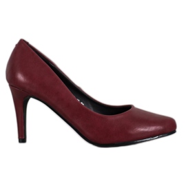 Vices Escarpins de style classique rouge