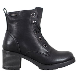 Goodin Bottes décontractées à talons hauts le noir