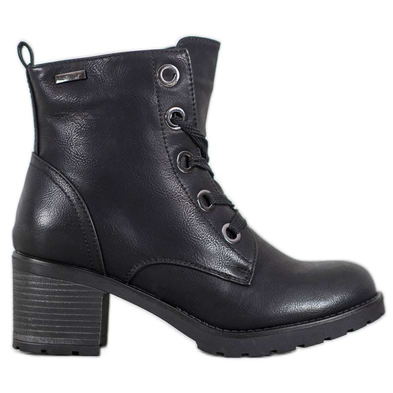 Goodin Bottes décontractées à talons hauts le noir