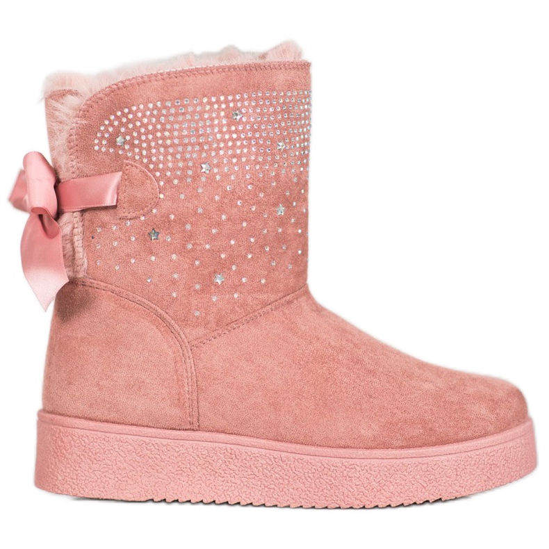 SHELOVET Mukluki avec zircone cubique rose SHELOVET Mukluki avec zircone cubique rose