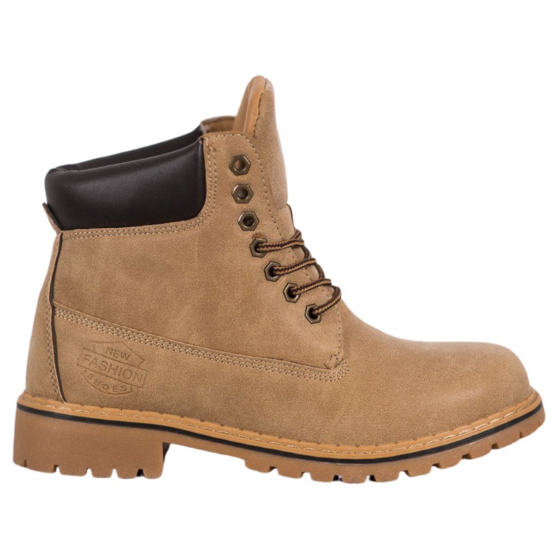 Haver Bottes de randonnée en cuir écologique brun Haver Bottes de randonnée en cuir écologique brun