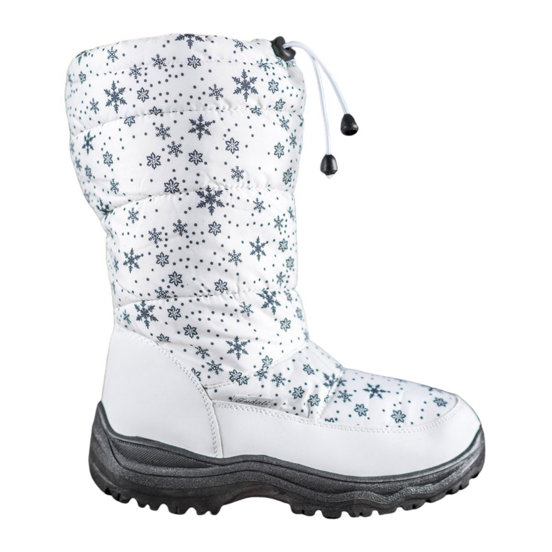 SHELOVET Bottes de neige chaudes blanche SHELOVET Bottes de neige chaudes blanche