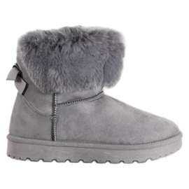 SHELOVET Mukluki avec fourrure gris