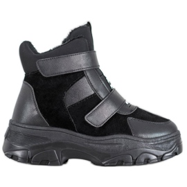 Bona Bottines à la mode noires le noir