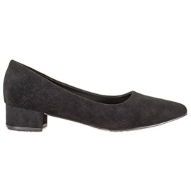 SHELOVET Escarpins à talon plat noir