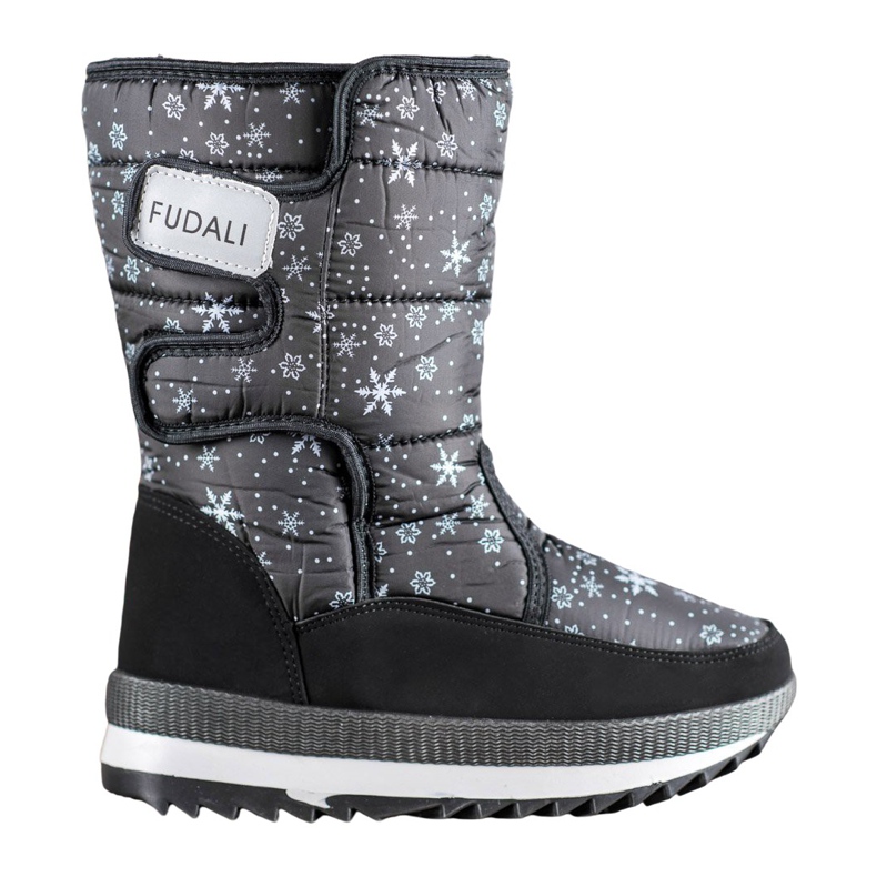 SHELOVET Bottes de neige velcro le noir