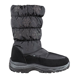 SHELOVET Bottes de neige chaudes sur la plate-forme noir