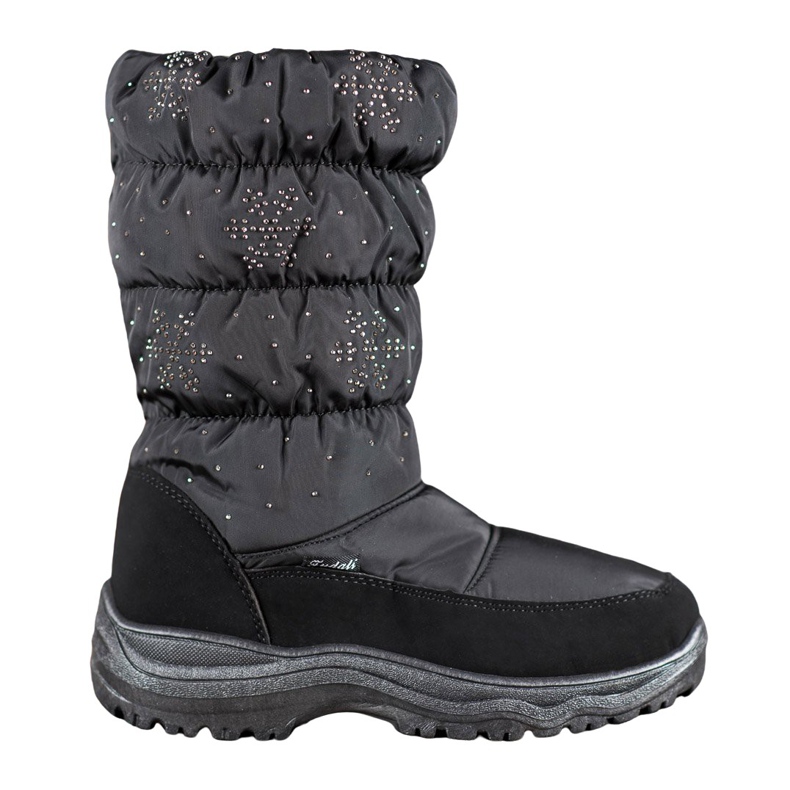 SHELOVET Bottes de neige chaudes sur la plate-forme le noir