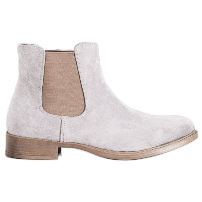 Sergio Leone Bottines Chelsea grises