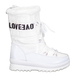 SHELOVET Aime les bottes de neige blanc