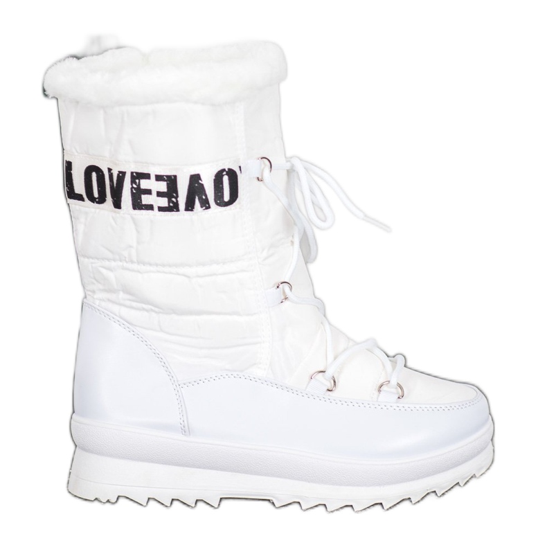 SHELOVET Aime les bottes de neige blanche SHELOVET Aime les bottes de neige blanche