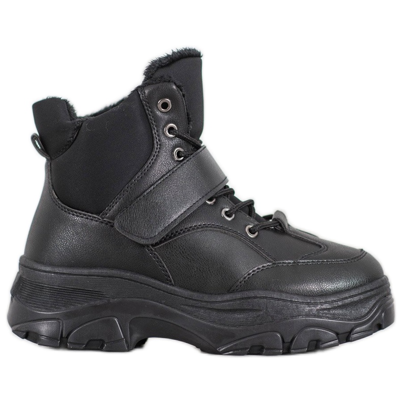 Bona Bottines à la mode noires le noir