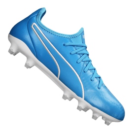 Chaussures de football Puma King Pro Fg M 105608-04 bleu bleu Chaussures de football Puma King Pro Fg M 105608-04 bleu bleu