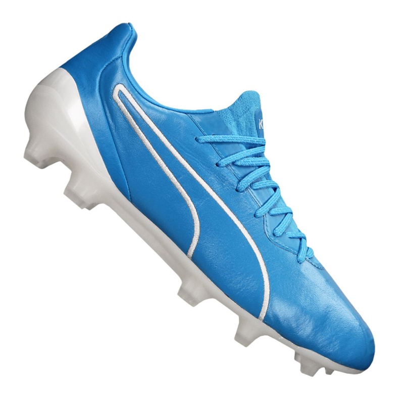 Chaussures de football Puma King Platinum Fg / Ag M 105606-01 bleu bleu