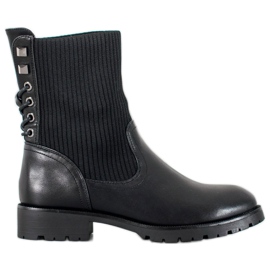 SDS Bottes à enfiler noir