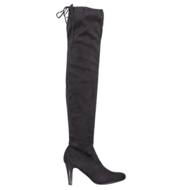 Filippo Bottes à talons hauts noir