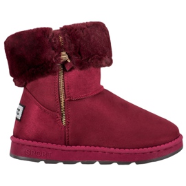 Bona Mukluki avec tige enroulée rouge multicolore