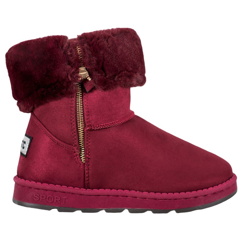 Bona Mukluki avec tige enroulée rouge multicolore
