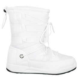 Small Swan Bottes de neige Moro blanc