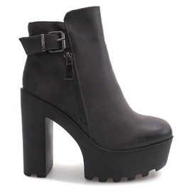 Bottes chaudes sur poteau 979-GA Gris Bottes chaudes sur poteau 979-GA Gris