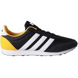 Chaussures Adidas V Racer 2.0 M EG9913 blanche le noir jaune