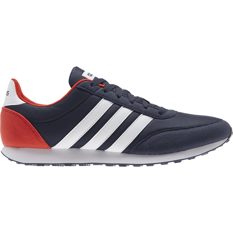 Chaussures Adidas V Racer 2.0 M EG9914 blanche bleu marin