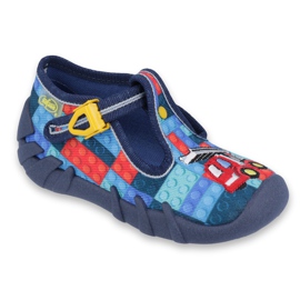 Chaussures enfant Befado 110P373 rouge bleu multicolore
