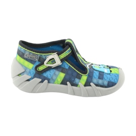 Chaussures enfant Befado 110P368 bleu gris multicolore vert Chaussures enfant Befado 110P368 bleu gris multicolore vert